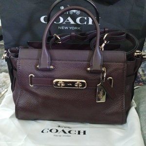 Leather Coach bag